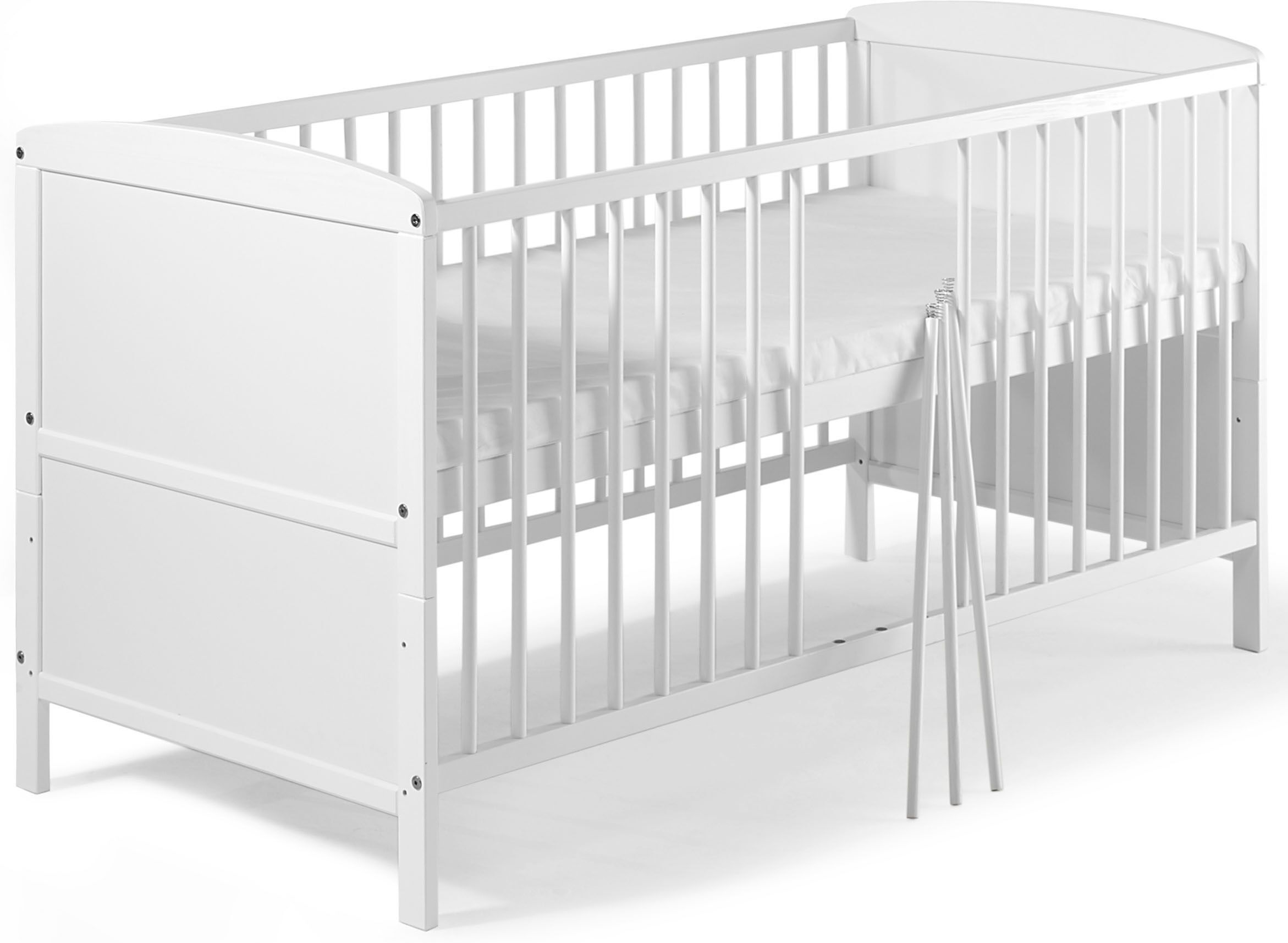 Schardt Babybett »Conny, weiss«, Made in Germany weiss