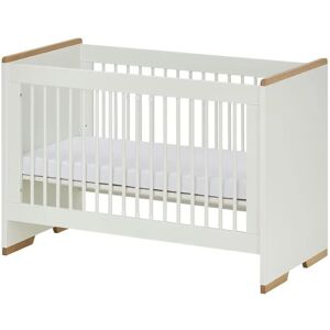 Höffner Babybett  Soe ¦ weiß ¦ Maße (cm): B: 125 H: 87 T: 66