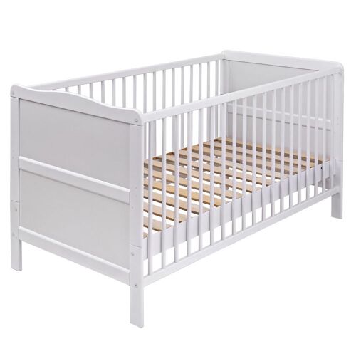 jonka Babybett und Kinderbett Mona 70 x 140 cm – Weiß