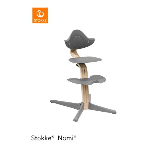 Stokke® Nomi Hochstuhl Bundle inkl. Newborn Set grau