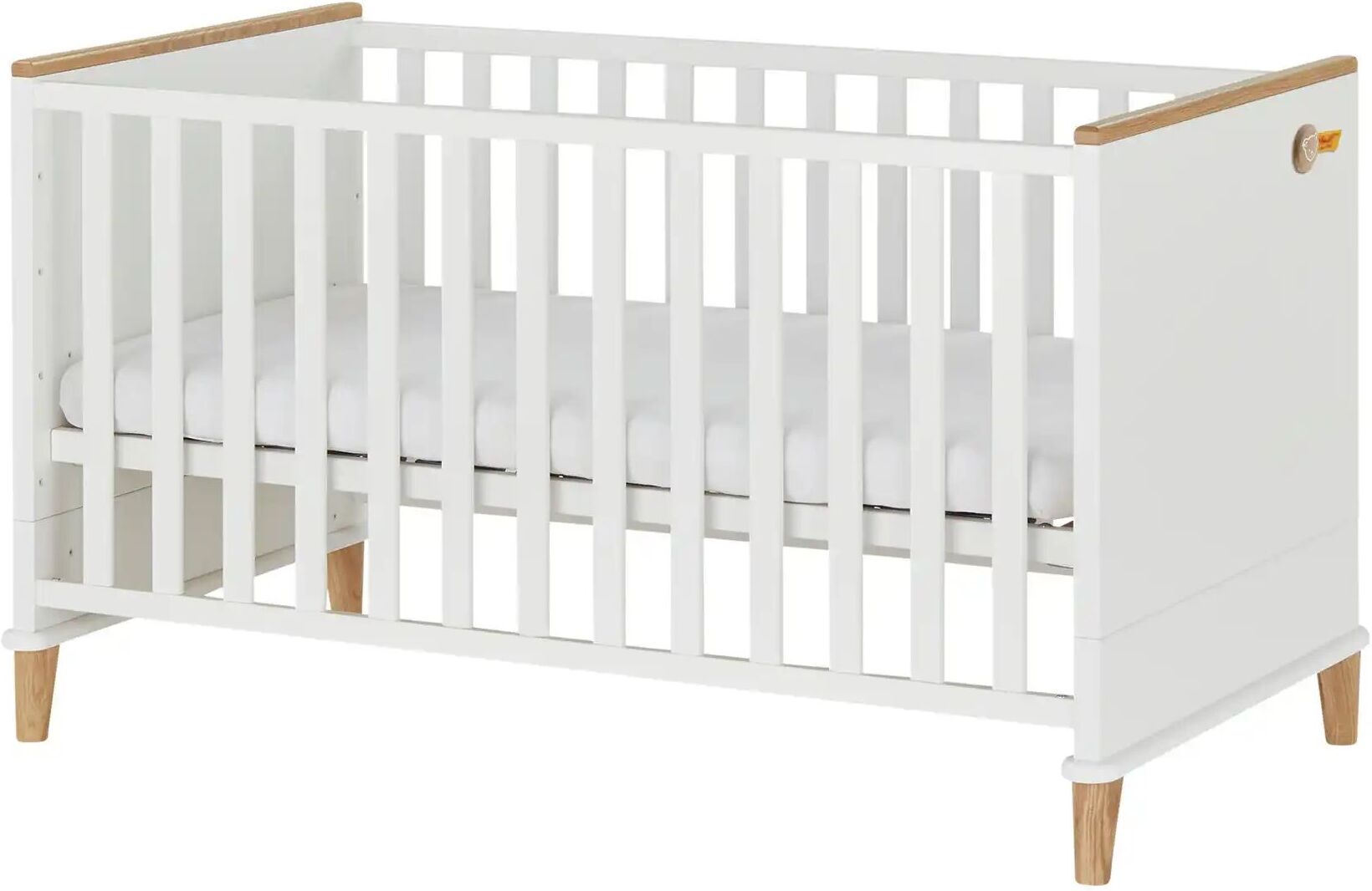 PAIDI Babybett  Lotte & Fynn ¦ weiß ¦ Maße (cm): B: 80,4 H: 84,3