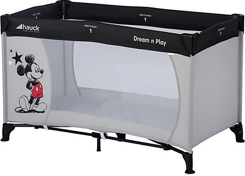 Hauck Reisebett Dream N Play, Mickey Stars grau/grün