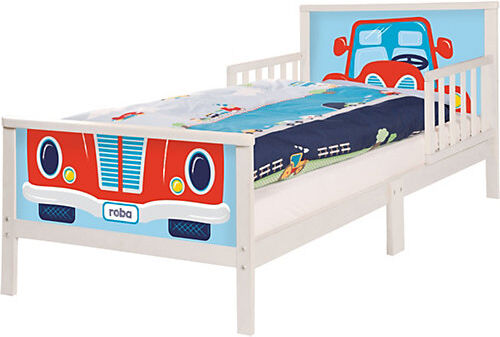 Roba Kinderbett RENNFAHRER. 70 x 140 cm, weiß