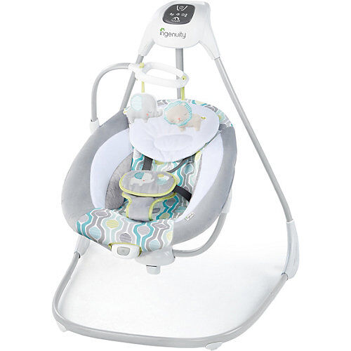 Ingenuity Schaukel SimpleComfort Cradling Swing™, Everston™, grau/weiß weiß/grau