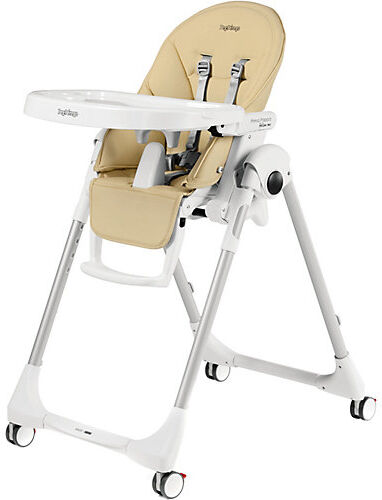 Peg Perego Hochstuhl Prima Pappa Follow Me, Paloma (Lederimitat) beige