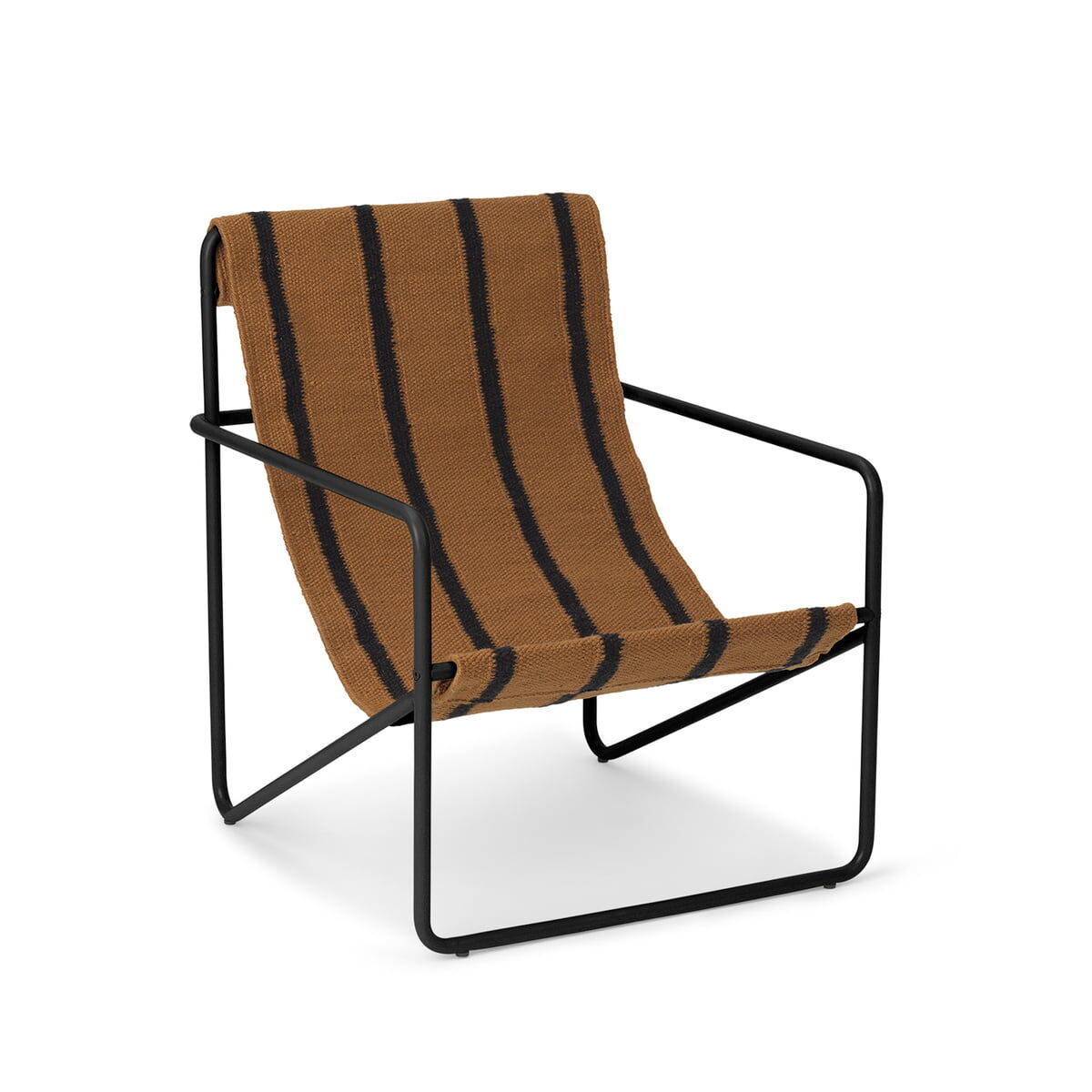 ferm LIVING - Desert Chair Kids, schwarz / stripe