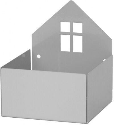 Roommate aufbewahrungsbox Haus 11 cm Stahl grau