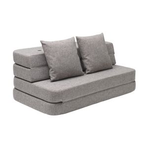 By KlipKlap 3 Fold Sofa XL Soft - Multi Grey/Grey