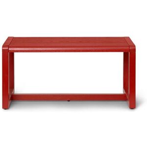 Ferm Living Little Architect Bench 30x62 cm - Poppy Red