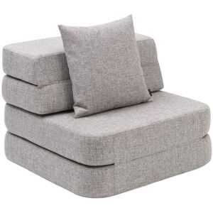 By KlipKlap KK 3 Fold Sofa Single L: 75 cm - Multi Grey/Grey