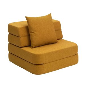 By KlipKlap KK 3 Fold Sofa Single Soft L: 75 cm - Mustard