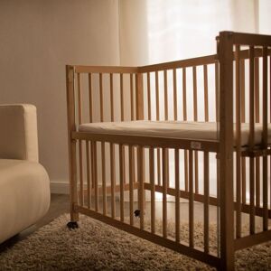 tiSsi bedside crib Sophie 95x45x82 cm naturfarvet