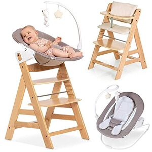 hauck Alpha Plus Newborn Set de Trona Evolutiva Bebe con Hamaca Bebe y  Cojín de 2 piezas, Trona Bebe 0 Meses, Tronas de Bebe Evolutiva con Hamaca  Alta