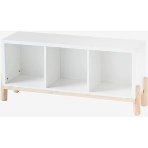 VERTBAUDET Mueble 3 cajas blanco claro liso