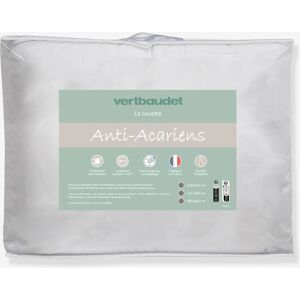 VERTBAUDET GREENCARE® edredón nórdico templado de microfibra antiácaros blanco