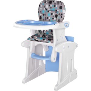 Homcom Silla elevada para bebé color azul 57 x 59 x 105 cm