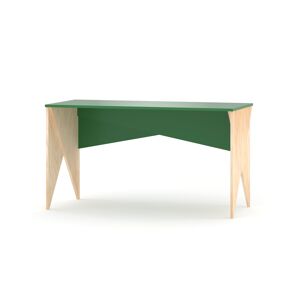 WNM Group Escritorio infantil en madera maciza de pino&MDF 120x60 verde