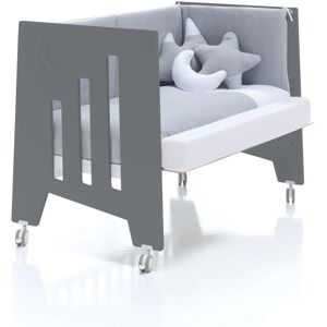 Alondra Cuna-cama de colecho (5en1) de 60x120 cm gris marengo