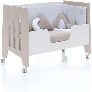 Alondra Cuna-cama-escritorio (4en1) de 60x120cm beige