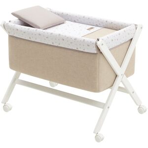 Cambrass Minicuna Tijera Madera bebé Beige 55x87x74 cm