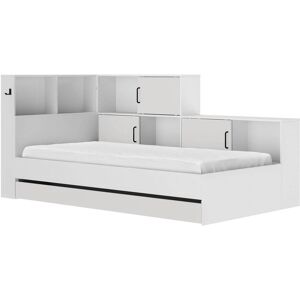 CAMIF Cama con almacenaje 90 x 200 cm - blanco y gris