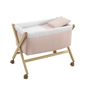 Cambrass Minicuna tijera madera rosa/natural 55x87x74 cm