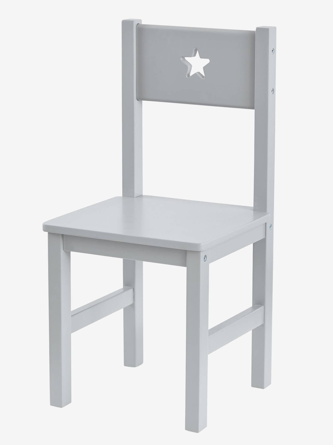 VERTBAUDET Silla infantil Sirius, altura del asiento 30 cm gris