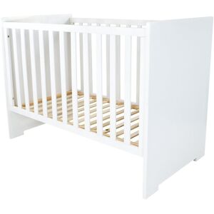 ABC MEUBLES Lit bebe blanc Floride Blanc