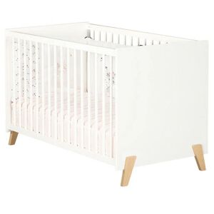 Baby Price - Lit bébé 120 x 60 en bois blanc - Publicité