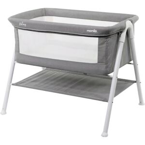 Berceau bébé NANIA HILLARY - Des la naissance - 9 Kg max - Matelas 3cm d'épaisseur inclus - Espace de rangement sous le berceau