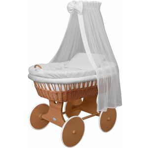 Landau/berceau pour bébé complet, beaucoup modèles disponibles:blanc, Cadre/roues peintes - Waldin - Publicité