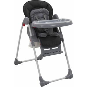 VIDAXL Chaise haute pour bébé Gris - Publicité