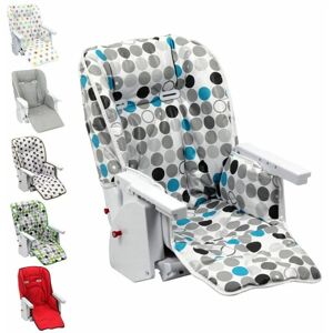 Monsieur Bébé - Housse d'assise pour chaise haute bébé enfant gamme Ptit - Ptit Chou Bleu - Publicité