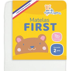 LES NOURSONS Matelas Bébé / Enfant - 70x140 cm - Réversible - OekoTex® - Garantie 2 ans - Fabrication française - Publicité