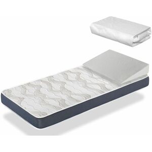 DORMALIT Pack matelas milu 67x137 h 14 cm+ plain incliné + protège matelas 67x137 - Publicité