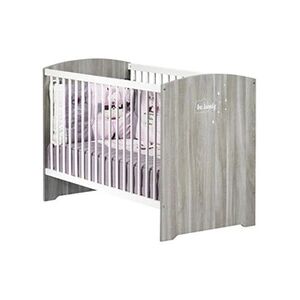 Sauthon BABYPRICE Lit Bebe Smile Chene Silex 3 Positions 60 x 120 cm cm - Publicité