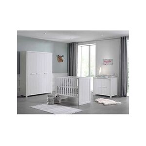 Altobuy GASTON - Pack Lit Bébé 60x120cm + Commode + Armoire 3P - - Publicité