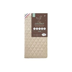 Non renseigné Matelas bébé déhoussable et réversible coco + latex 60x120 - Publicité