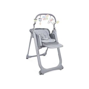 Chicco CHAISE HAUTE POLLY MAGIC RELAX 4 ROUE GRAPHITE - Publicité