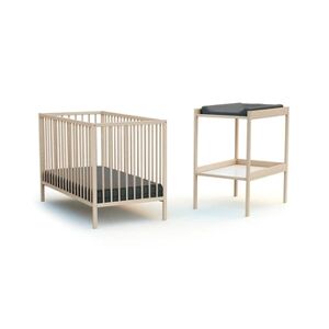 AT4 WEBABY Chambre bébé lit et table à langer en bois - Publicité