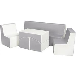 Velinda Ensemble de fauteuils chambre enfant blanc,gris - Publicité