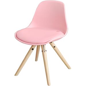 Sobuy® Fst46-P Chaise Enfant Fauteuil Confortable En Bouleau Pour Enfant Avec Assise Rembourrée Haute Qualité- Rose - Publicité