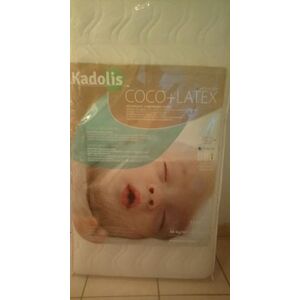 Matelas Bébé Kadolis Coco Latex 60x120cm - Publicité