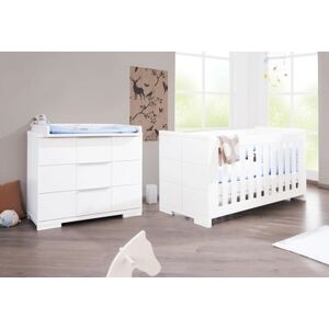 Pinolino Lit enfant evolutif et commode a langer Polar