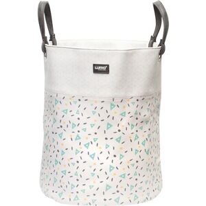 Luma® Babycare Panier à jouets Shapes Mint blanc, moyen