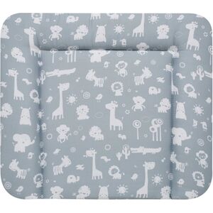 Alvi® Matelas à langer Molly zoo bleu poudré 75x85 cm 85x75 cm