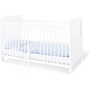 Pinolino Lit bébé Siena blanc 79x146x91 cm 70x140 cm