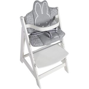 roba Coussin reducteur pour chaise haute bebe lapin Miffy® 2 pieces gris