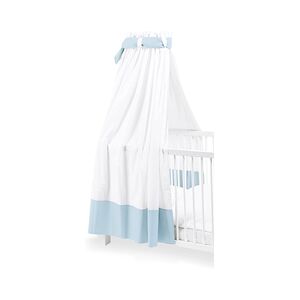 Pinolino Ciel de lit enfant blanc/bleu clair 140x70 cm