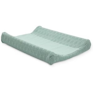 Housse de matelas à langer River knit ash green 50x70 cm